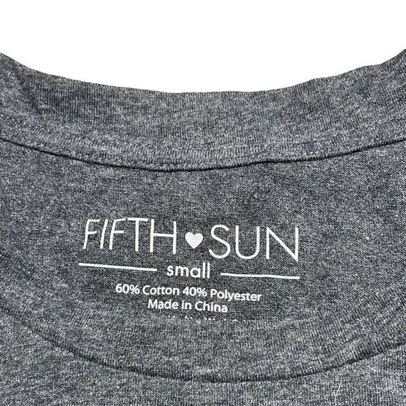 Fifth Sun “Not to be Trusted alone at Target” Gray Tee Shirt S - Picture 4 of 7